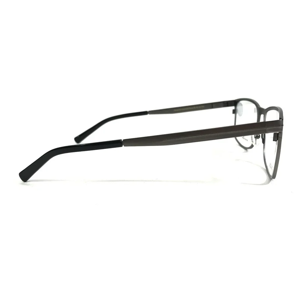 Iconik Eyeglasses Frames Pierce C02 Gunmetal Grey Square Full Rim 56-19-145